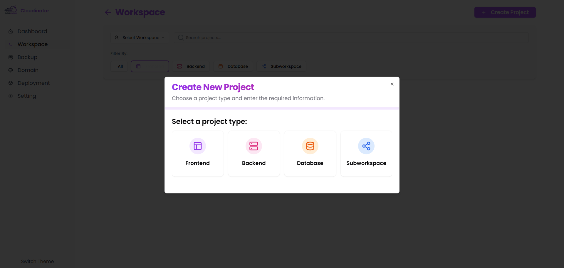 Create a new Vite Website